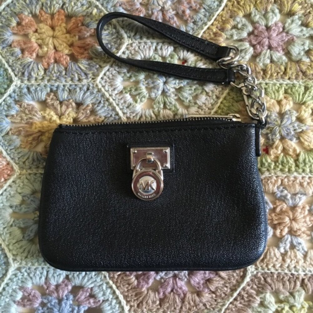 Michael Kors Pebbled Leather Wristlet